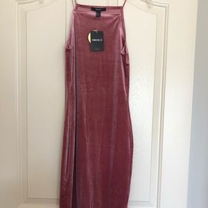 Velvet bodycon dress NWT
